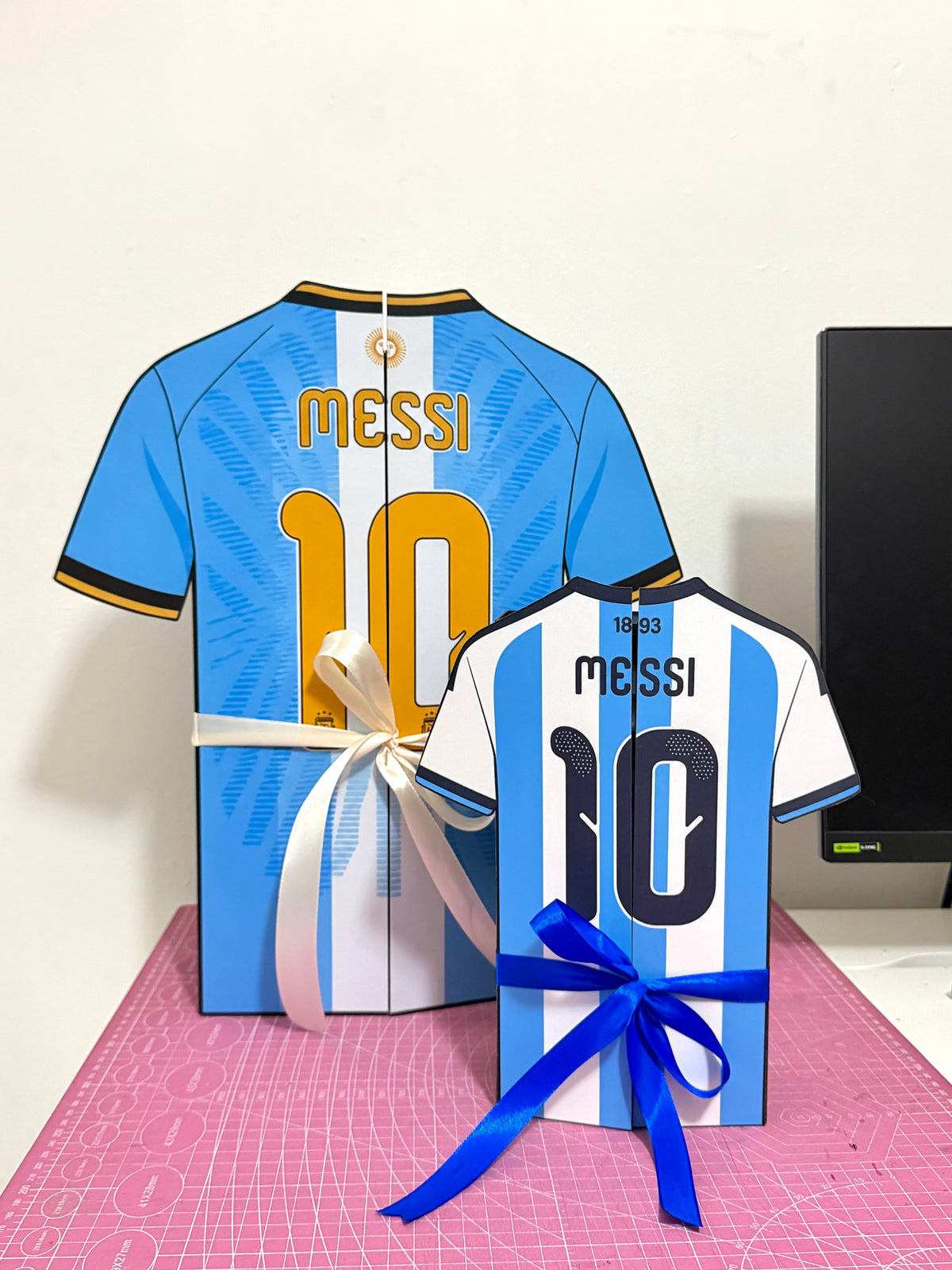 Box Big Camiseta de Fútbol Personalizada de Messi