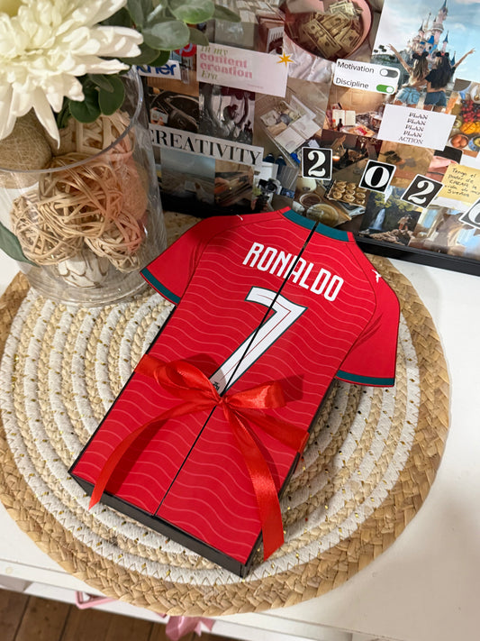 Box Regalo Camiseta de Fútbol Personalizada