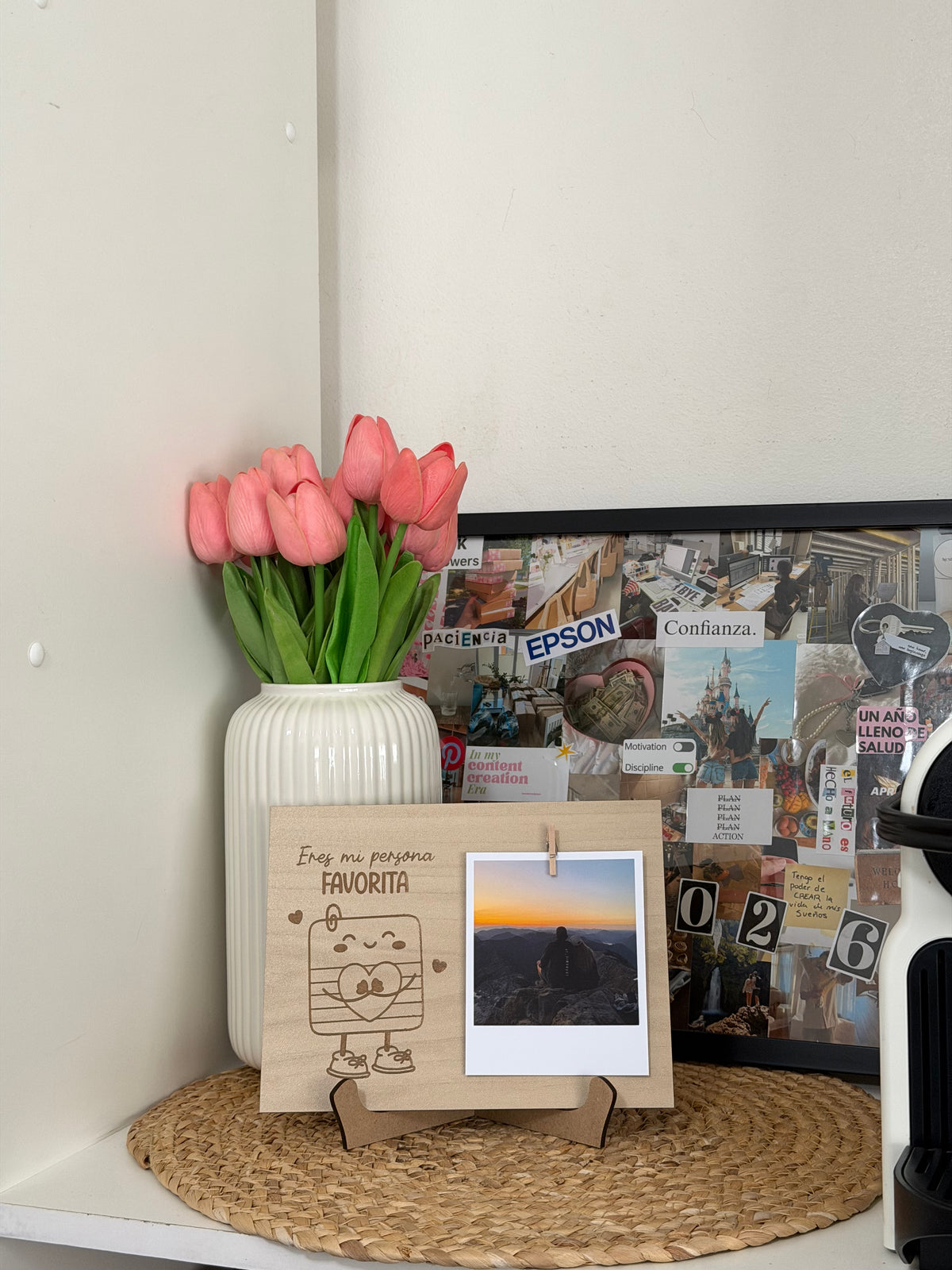 Cuadro de Madera “Eres Mi Persona Favorita” | Regalo Personalizado