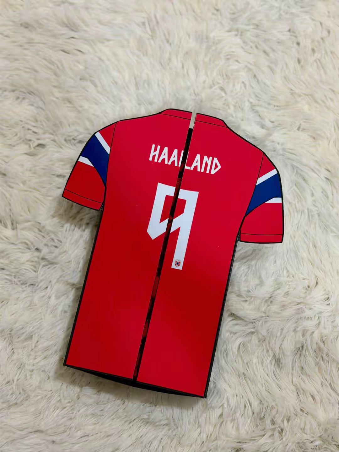Plantilla digital | Box Camiseta de Fútbol Inspirada en Haaland 🇳🇴