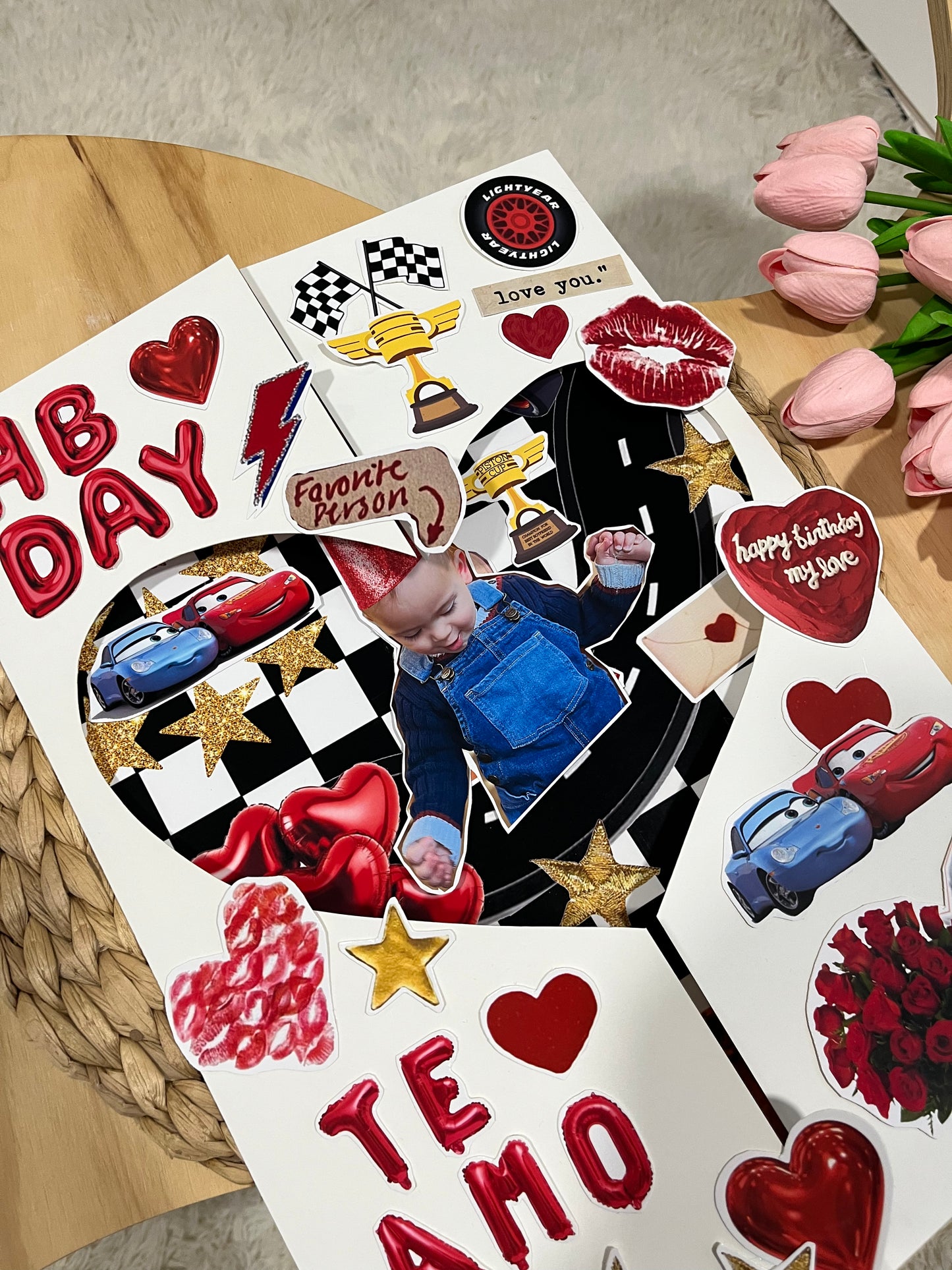 Tarjeta Car Big Happy Birthday | Tarjeta 30x40