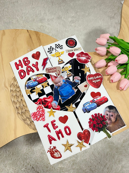 Tarjeta Car Big Happy Birthday | Tarjeta 30x40