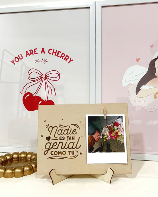 Cuadro Nadie es tan genial como tú | Regalo personalizado