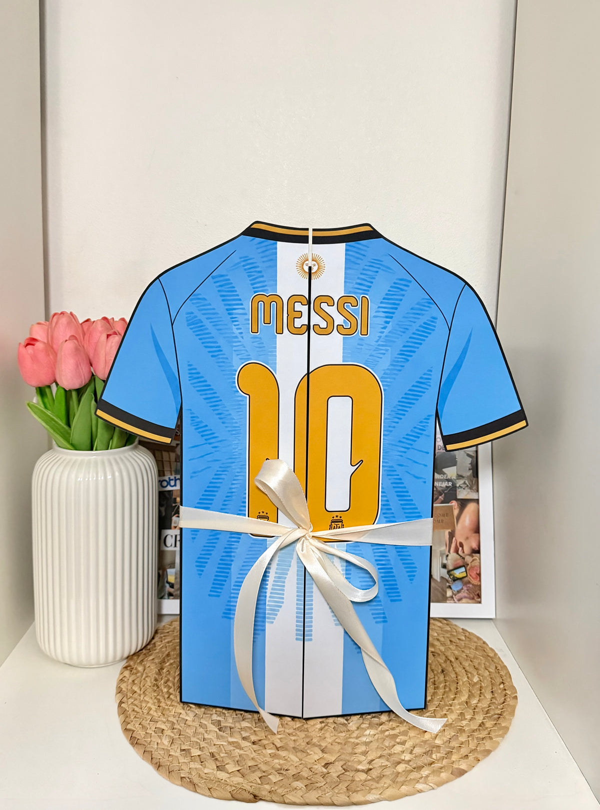 Box Big Camiseta de Fútbol Personalizada de Messi