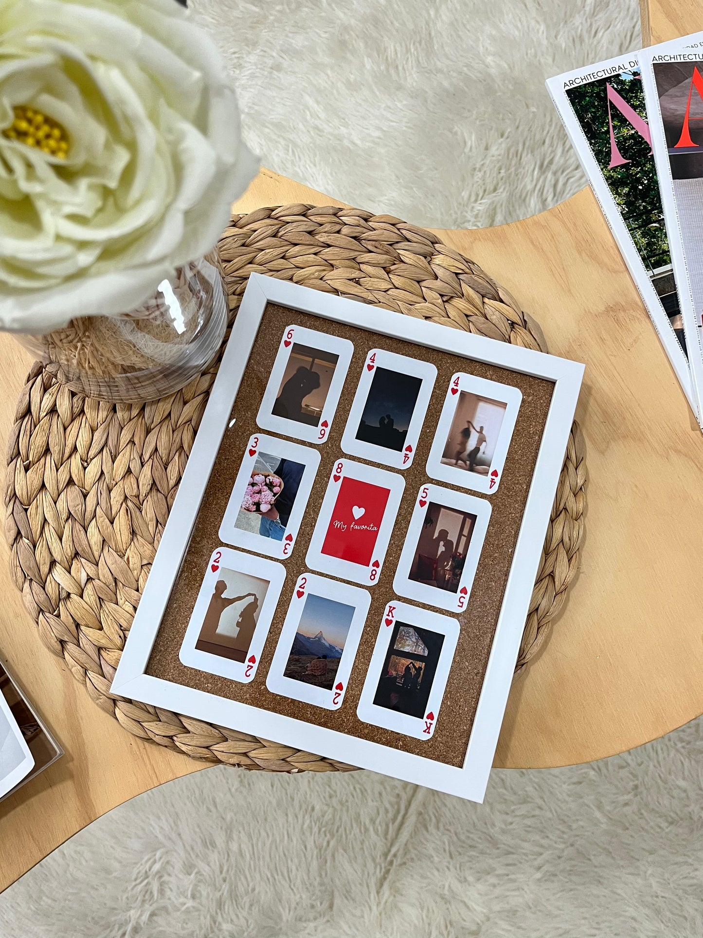 Cuadro de Recuerdos Personalizado | Diseño Estilo Cartas