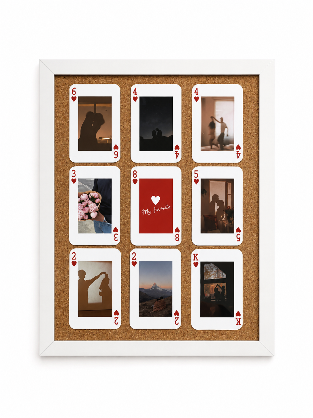 Cuadro de Recuerdos Personalizado | Diseño Estilo Cartas